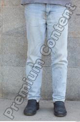 Leg Man White Casual Jeans Average